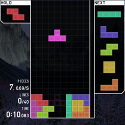 Image of the Perfect Clear Tetris Opener